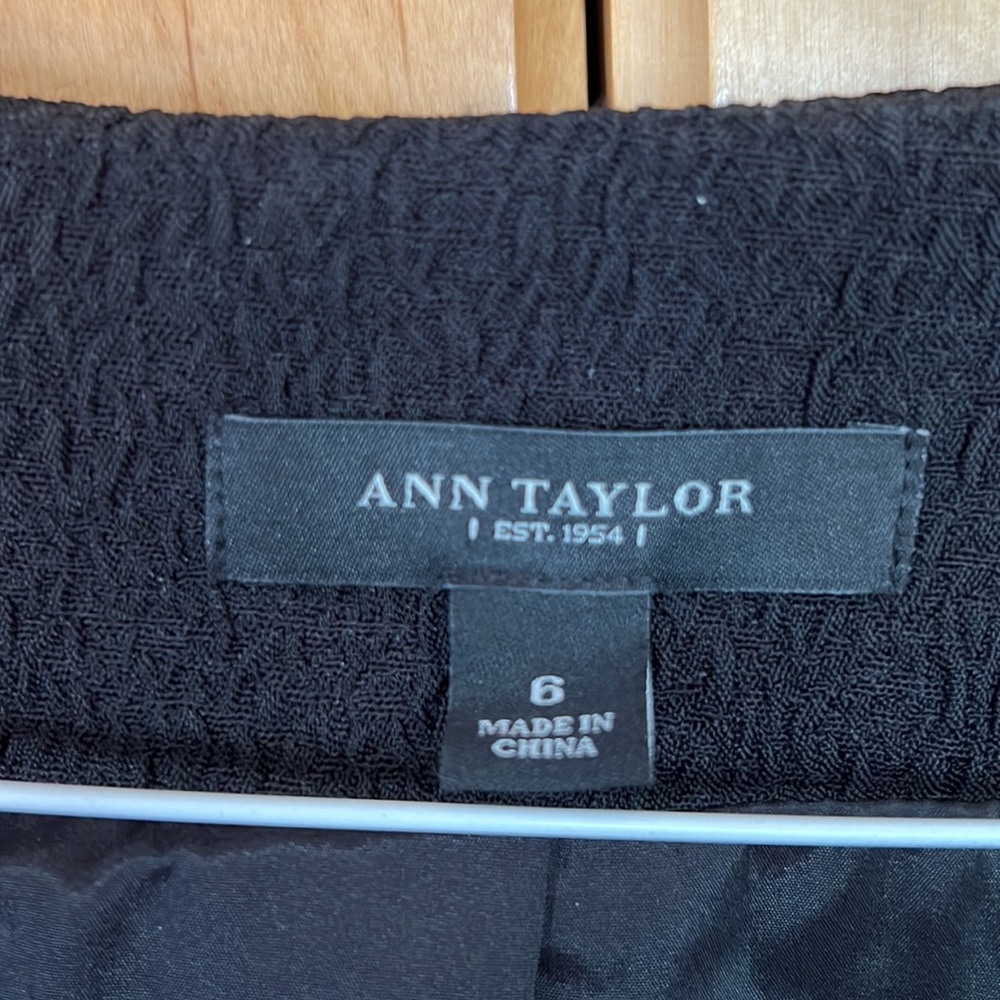 Ann Taylor Black Ruffled Jacket - Picture 8 of 9